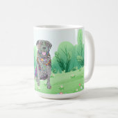 Collie du Labrador et de la frontière Mug mixte de (Devant droit)