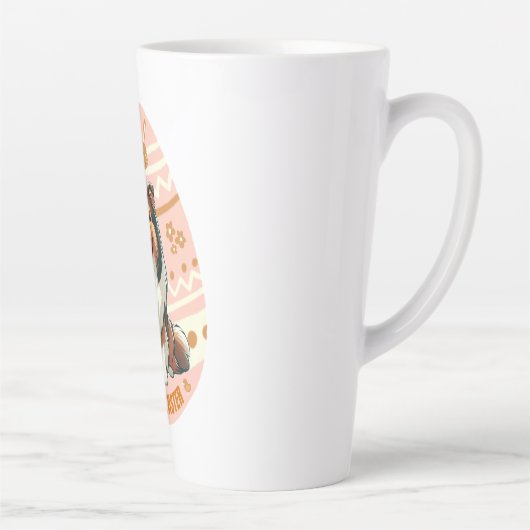 Collie Egg Latte Mok (Rechts)