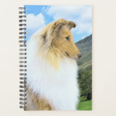 Collie en Montagne (Rough) Peinture - Chien Art (Devant)