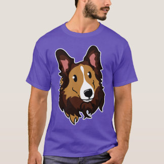 Collie Face T-shirt
