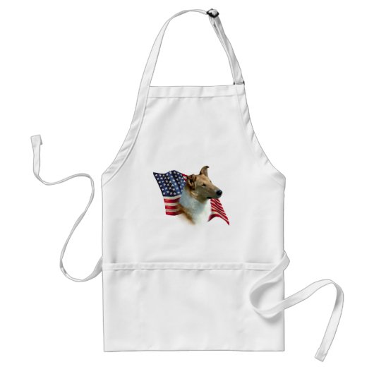 Collie Flag Standaard Schort (Voorkant)