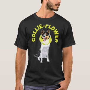 Collie Flower Dog Puppy Paw Love Border Collie 1 T-shirt