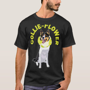 Collie Flower Dog Puppy Paw Love Border Collie 1 T-shirt