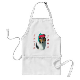 Collie (glad) Santa Paws Standaard Schort