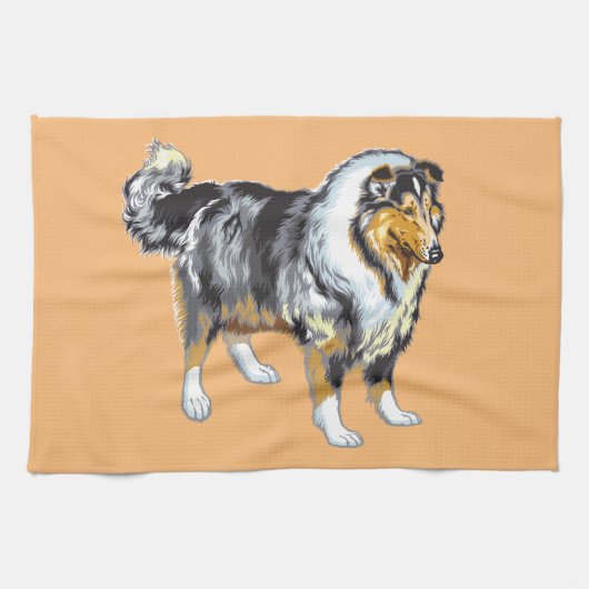 collie handdoek (Horizontaal)