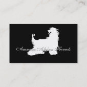 Collie Head Study Cartes de visite d'art (Dos)