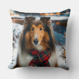 Collie Holiday Kussen