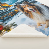 Collie Holiday  Sherpa Deken (3/4)