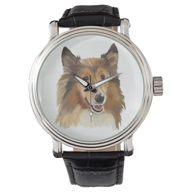 Collie Horloge (Voorkant)