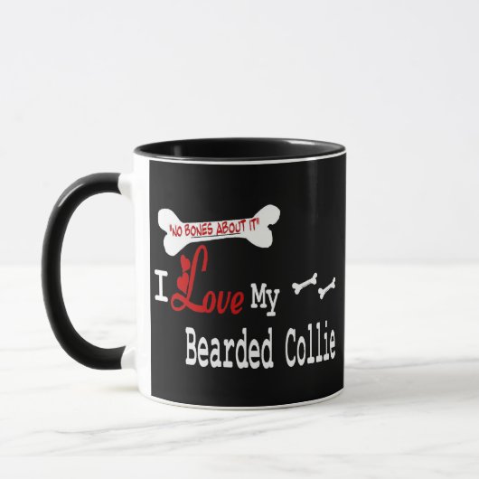Collie (I Love) Mug (Gauche)