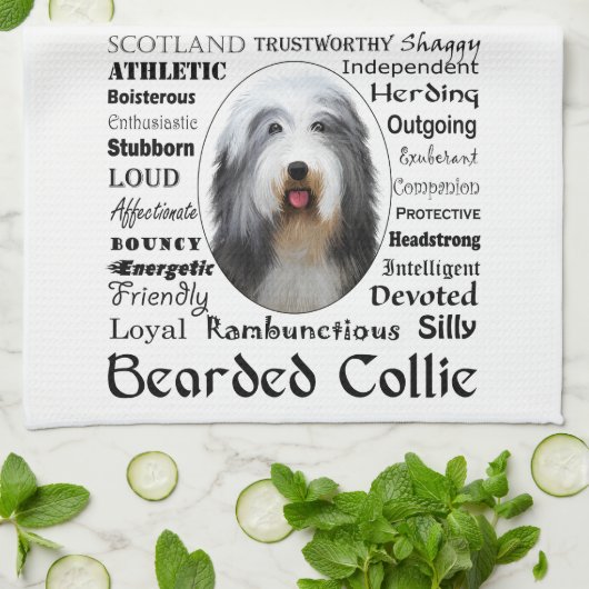 Collie Kitchen Towel Theedoek (Gevouwen)