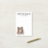 Collie Lover Post-it® Notes (Op bureau)