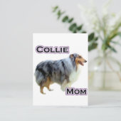Collie Moeder 4 Briefkaart (Staand voorkant)