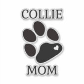 Collie Moeder Sticker (Voorkant)