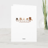 Collie Moederdag Kaart (Achterkant)