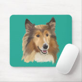 Collie Muismat (Met muis)