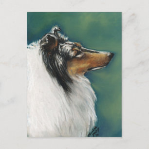 "Collie" Origineel Briefkaart van de Dog Art