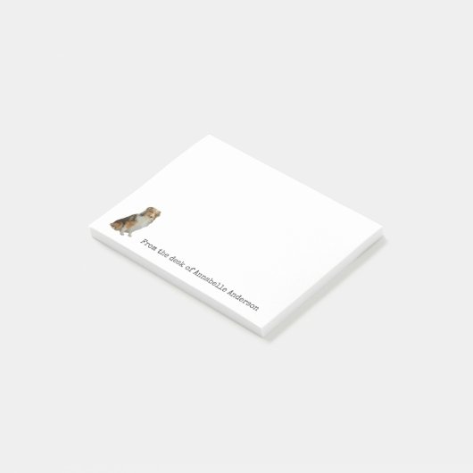 Collie Personaliseer notities Post-it® Notes (Schuin)