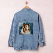 Collie Portrait Denim Jacket (Hangar)