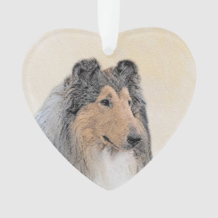 Collie (Rough) Peinture - Cute Original Chien Art