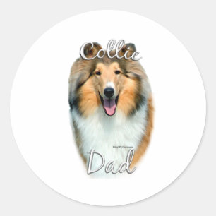 Collie (ruw) Pa 2 Ronde Sticker