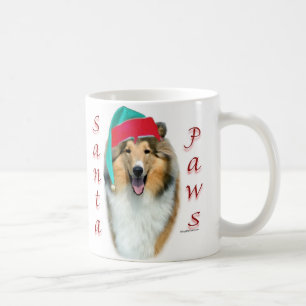 Collie (ruw) Santa Paws Koffiemok