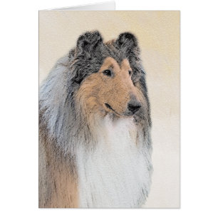 Collie (ruw) schilderen - Cute Original Dog Art