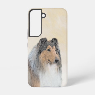 Collie (ruw) schilderen - Cute Original Dog Art Samsung Galaxy Hoesje