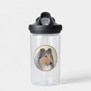 Collie (ruw) schilderen - Cute Original Dog Art Waterfles