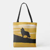 Collie/Sheepdog Sunrise Draagtas (Achterkant)