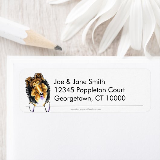 Collie Sheltie Clean en Simple Etiket (Insitu)