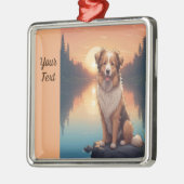 Collie Shepherd van Lake Metalen Ornament (Links)