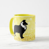 Collie Silhouette Mok (Voorkant links)