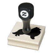 Collie Silhouette Rubberstempel (Stempel)