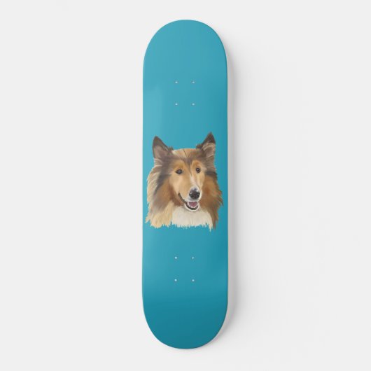 Collie Skateboard (Voorkant)