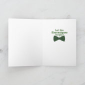 Collie St. Patrick's Card Kaart (Binnen)