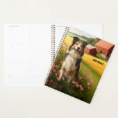 Collie standard dans une ferme (Devant avec enveloppe)