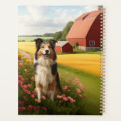 Collie standard dans une ferme (Dos)