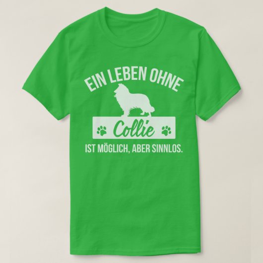 Collie T-shirt (Design voorkant)