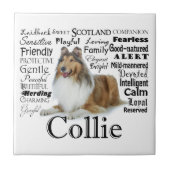 Collie Traits Tile Tegeltje (Voorkant)