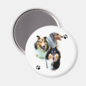 Collie Trio - Magneet (Voorkant / Achterkant)