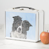 Collie-verf aan de rand - Kute Original Dog Art (In situ)
