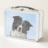 Collie-verf aan de rand - Kute Original Dog Art (Voorkant)