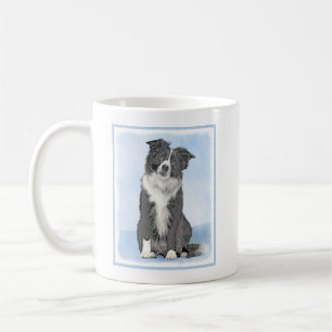 Collie-verf aan de rand - Kute Original Dog Art Koffiemok