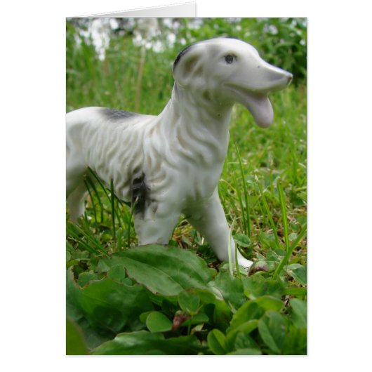 Collie vintage Figurine Toutes les occasions (Devant)