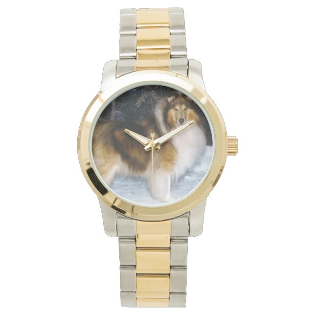 Collie Watch van Hevener Horloge (Voorkant)