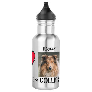 Collie waterfles voor hondenliefhebbers