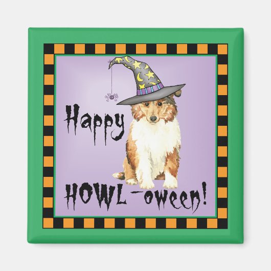Collie Witch Magneet (Voorkant)