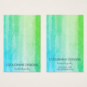 Collier à oreille Turquoise Bijoux Carte d'afficha (Devant & derrière)