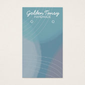 Collier à oreilles bleu doux Bijoux Carte d'affich (Devant)